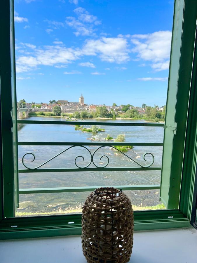 La Vue Loire Appartement Saint-Denis-de lʼHôtel Bagian luar foto